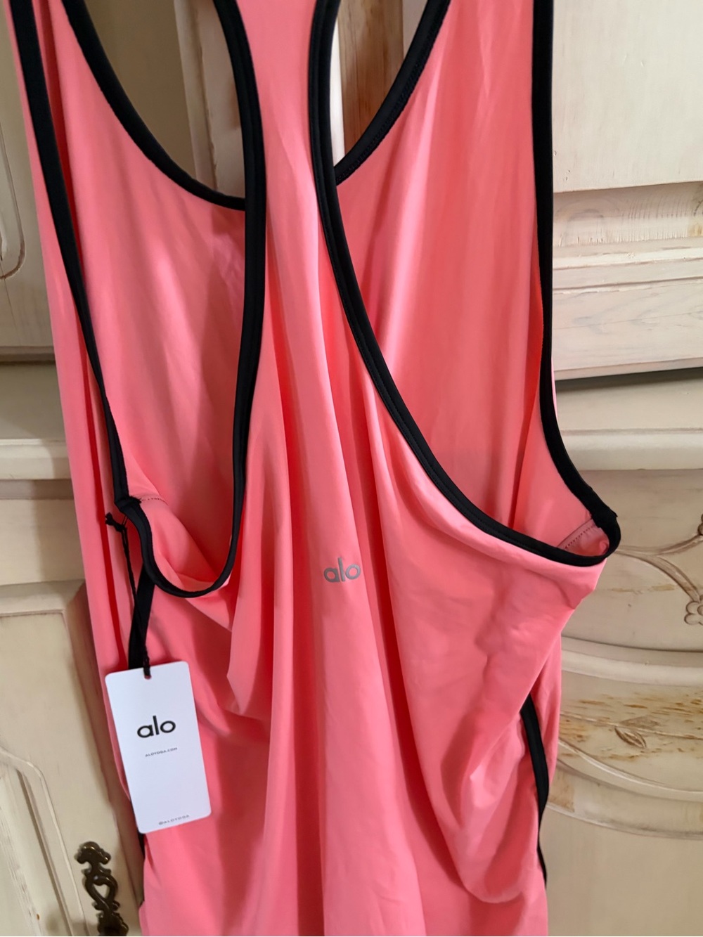 NEW ALO Women's Coral Pink Tank Top -